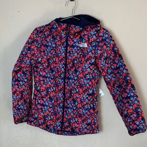 The North face Thermoball Flower print Girls Jacket Size 10/12